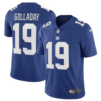 mens nike kenny golladay royal new york giants vapor limite